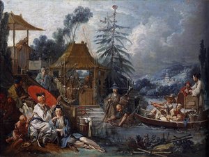 Çin balıkçılığı by François Boucher